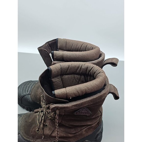 Rocky‎ Brown Men’s 7908 Thinsulate Boots Sz 10 Genuine Leather Upper Good Soles main image 4